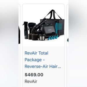 Brand new ten air hairdryer kit only used it twice